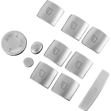 Boutons d’interrupteur de porte Couvercles Autocollants intérieurs pour 3 séries X5 X6 X1E90 (1/5)