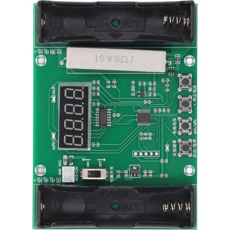 Kapazitätstester für Lithiumbatterien, Unterspannungsalarm, automatische Abschaltung, digitales 5-12V-DC-Modul (1/5)