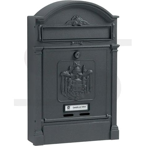 CASSETTA POSTALE SILMEC POSTE REGIE GRIGIO COD.10-492.84