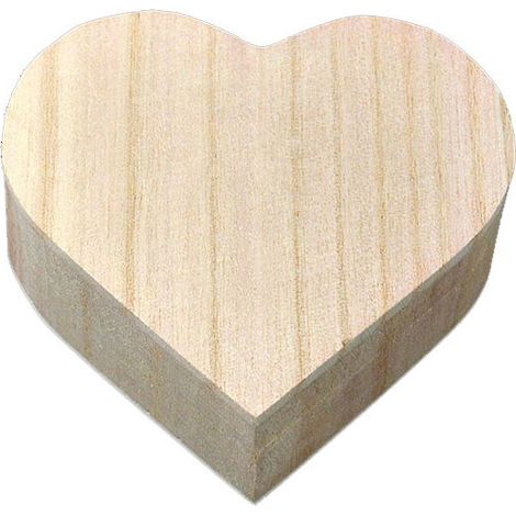 Coeur Forme Storager Boîte Bijoux Cadeau De Mariage Maquillage Cosmétique Boucles D'oreilles Anneau Bureau Rangement Make Up En Bois Organisateur Portable et Utile, Ensoleillé (1/5)