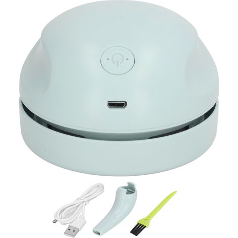 Mini aspirateur de bureau USB rechargeable avec interrupteur à bouton, portable, pour maison, bureau et école (1/5)