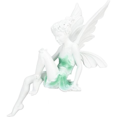 Statuette Fée en Résine Peinte à la Main pour Décor Jardin Extérieur et Intérieur (1/5)