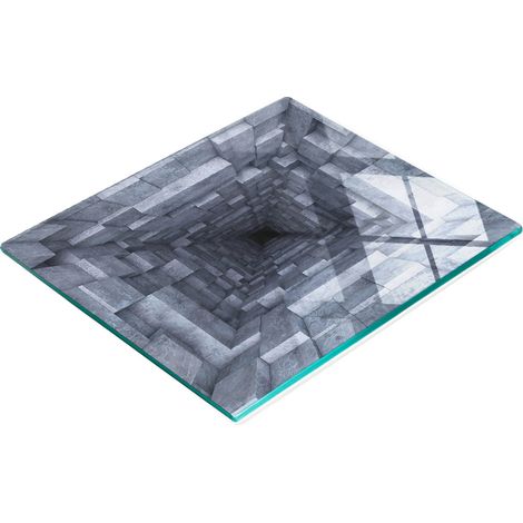 Tableau décoratif multifonctionnel de cuisine en verre trempé, tunnel 60x52 cm (1/5)