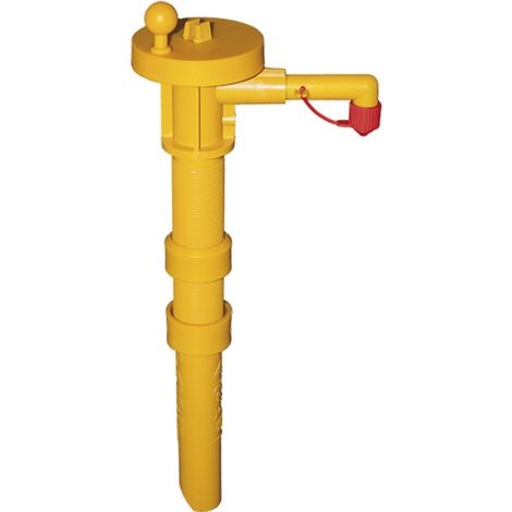 IQ-TOOLS PWE0048 Leimpumpe Easy Pump, Handpumpe für Leime Lacke Farben, mit Adapter für Bohrmaschinen, schnelles Befüllen, für 10kg Gebinde, Tauchtiefe 150-240mm