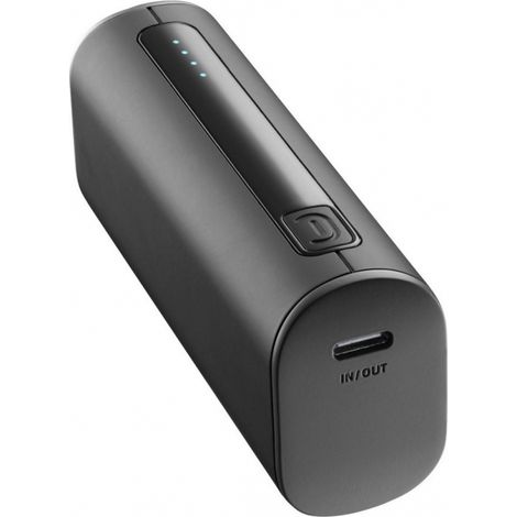 Cellularline Thunder 5000 Powerbank Schwarz 5000mAh 12W