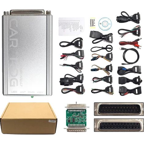 Programmeur de clés auto, multi-fonction, largement compatible, Carprog V10.93 Ensemble (1/2)