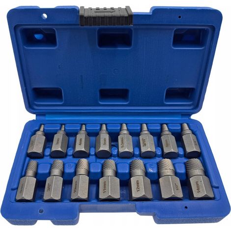 Estrattori per viti rotte, 15 pezzi, Falon-Tech FT1515