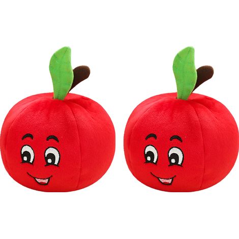 2 jouets pour chien en peluche avec couineur, forme de légume, pour chiots et adultes, anti-ennui (1/5)