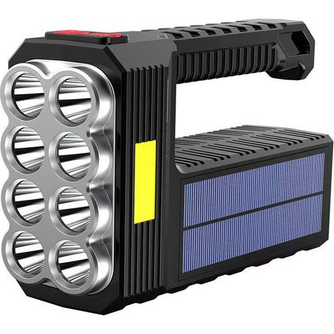 Lampe Solaire D Urgence Led Portable Rechargeable Usb Pour Camping Randonnee Extérieur 1 Pièce (1/2)