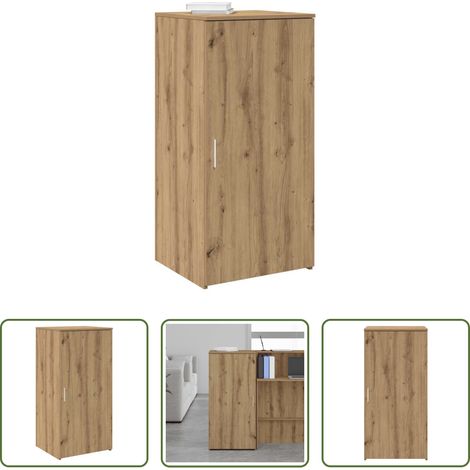Holzwerkstoff - Lagerschrank Artisan-Eiche 50x45x103,5 cm Holzwerkstoff (1/5)