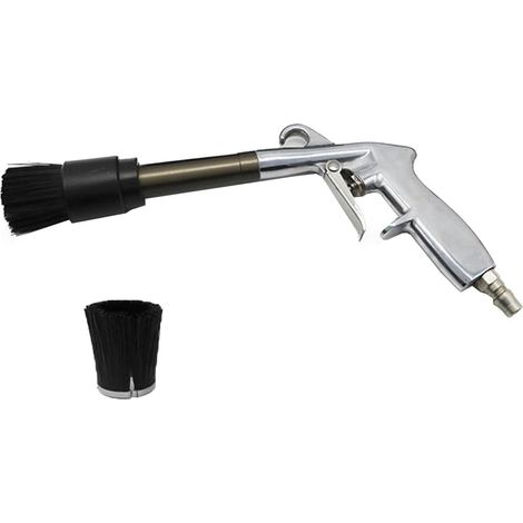 Pistolet de nettoyage, haute pression pour intérieur de voiture, nettoyage à sec avec brosse (1/4)