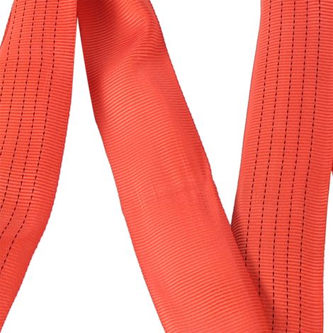 Élingues de levage flexibles, élingues à boucle 3T 3M, élingues de grue, cordes de remorque à double boucle (1/5)