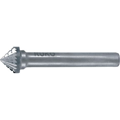 Fresa in metallo duro RUKO KSK Ø 12 mm, lunghezza testa 7 mm, diametro gambo 6 mm, profilo dentato KVZ 4 - 116230