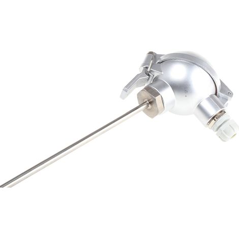 Capteur RTD PT100 RS PRO, Ø 6mm, L.300mm, +250°C max, Tête de connexion ( Prix pour 1 ) (1/2)