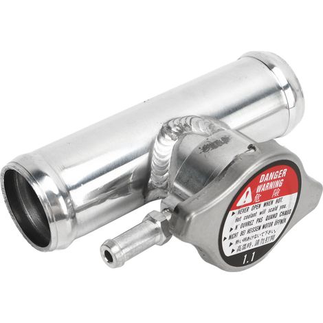 Einfülldeckel für Kühlerschlauch mit 16 PSI-Verschluss, 32 mm (1 1/4 Zoll) Außendurchmesser, Aluminium T6061, polierte Oberfläche, für Pkw (1/5)