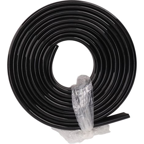 Tuyau d'encre 6 lignes OD 5mm ID 3mm 3 mètres longueur flexible pour imprimante photo jet d'encre UV, noir (1/5)