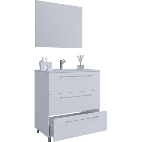 3 piezas de lavabo Badinos 3SC 143x80x46 - VCM