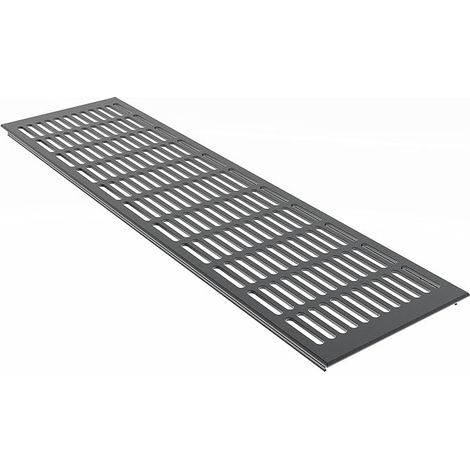 Aluminium Air Vent Grille 150 mm Wide Spray Coating Anthracite RAL7016 Honeycomb Sheet Metal Door Air Vent Grille Heating Grille (1/5)