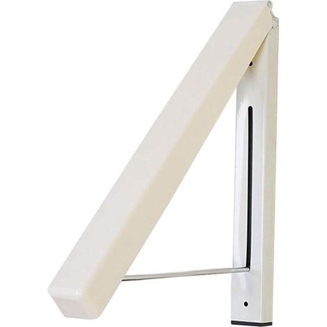 Portant à vêtements pliable, mural, rétractable, facile à installer, robuste et durable. (1/5)