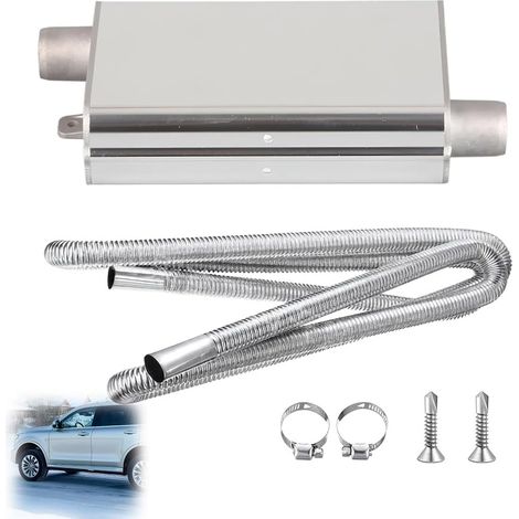 Silencieux D'échappement, 24mm Abgasschlauch Schalldämpfer, Silencieux De Chauffage De Stationnement, Silencieu De Tuyau D'échappement Pour Chauffage Diesel Hea (1/5)