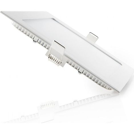 LED-Platte 15W 1123Lm 2700ºK Quadratisch 40.000H [HO-PLCUAD15W-WW]