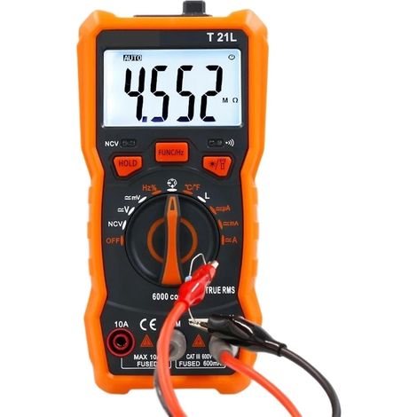 Multimètre LCR numérique Multifonctionnel T21L Multimètre Intelligent Anti-brûlure de Haute précision for l'inductance, la capacité et la fréquence (1/5)
