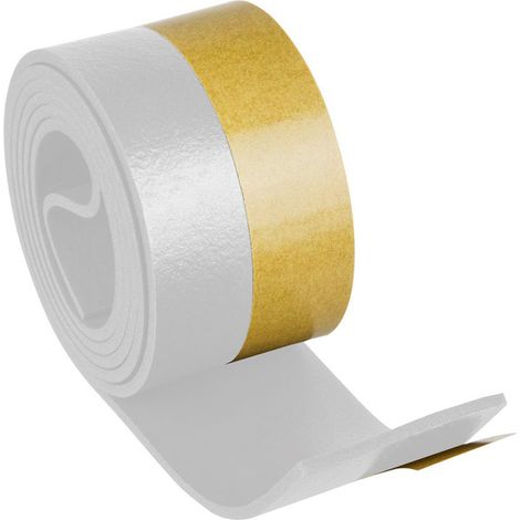 Burlete Umbral Autoadhesivo PVC Flexible Blanco (1/3)