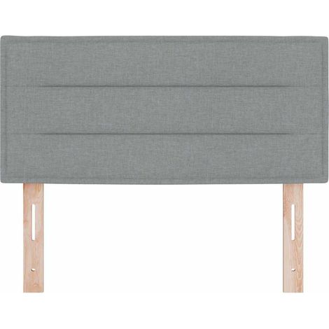 Maison Exclusive - Testiera LED con strisce LED Grigio chiaro 80 cm Tessuto