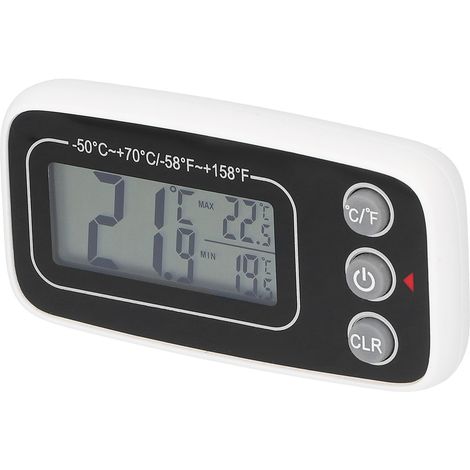 Thermomètre Mini Réfrigérateur Étanche avec Fonction Mémoire de Température (1/5)