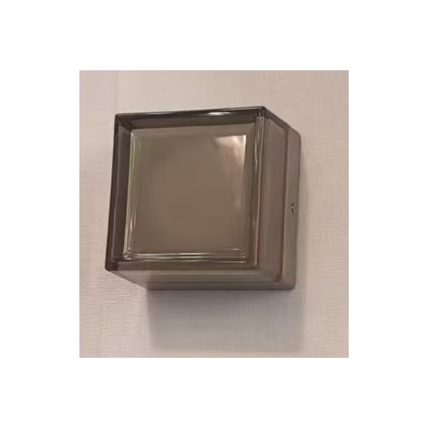Lampe Décorative Œuf Carré Gris Fumé – Applique Murale Minimaliste pour Entrée, Couloir, Escalier, Tête de Lit et Salon (1/2)