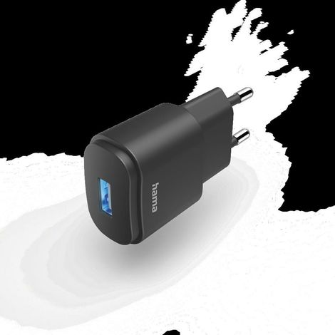 Caricabatterie da Parete Hama 00201644 Nero 6 W (1 Unità) (1/2)