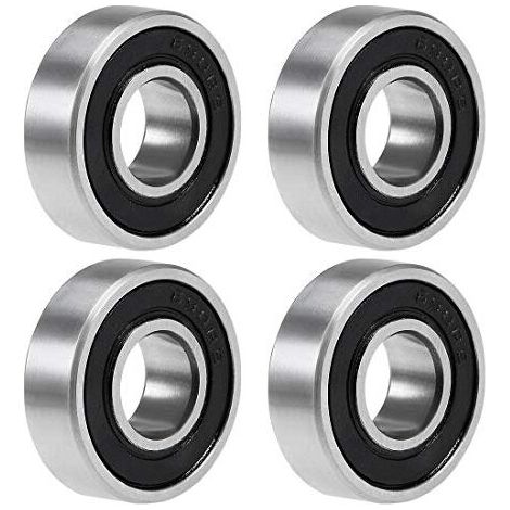 pezzi cuscinetto a sfere a gola profonda 8x19x6mm 698-2RS acciaio cromato doppia tenuta