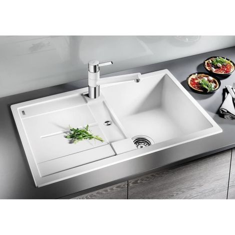 Blanco Metra 45 - Évier en Silgranit, 780x500 mm, avec commande du vidage, anthracite 513035 (1/5)
