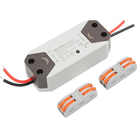 Interrupteur intelligent WiFi, module relais sans fil, commande vocale et application, fonction minuterie, AC 90-250V, compatible Tuya (1/5)