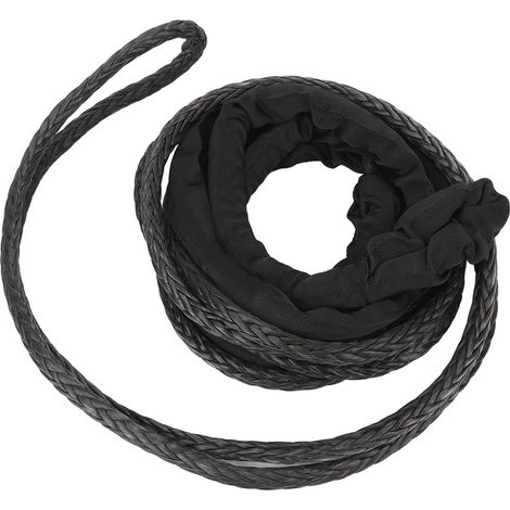 Corde de treuil synthétique 26455lbs, Extension de ligne de câble de résistance à la rupture pour véhicule tout-terrain ATV UTV SUV 6m/19,68 pieds