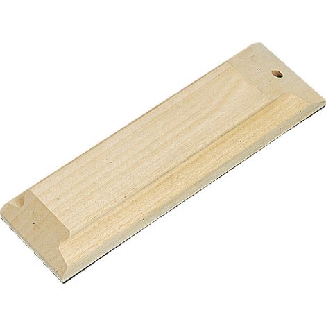 Batte Samba – 12x40 cm -  Bois massif de samba naturel PEFC   sans semelle   Fabrication artisanale et durable