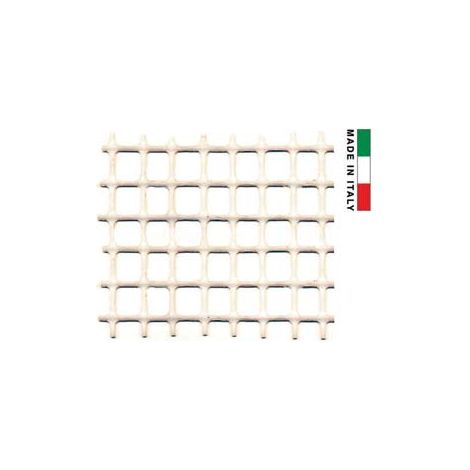 RETE IN PLASTICA QUADRA BIANCA MM.10X10- - maglia mm.10x10 - altezza cm.100 - 1 rotolo T-REX
