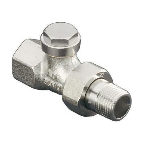 OVENTROP Rücklaufverschraubung Combi 4 Durchgang DN 20, R 3/4 x Rp 3/4, PN 10, Messing, vernickelt, 1090763 (1/4)