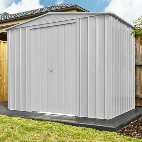 Globel Industries Gerätehaus "Gartenmanager Dream 86", silber metallic, 4,53 m², ohne Schleppdach (1/4)