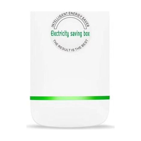Energy Saver, 28000W Real Load White Stable Voltage Energy Saving Box Flame Retardant Durable ABS Interior (EU Plug 90 to 250V) (1/4)