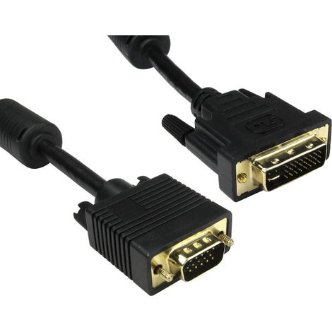 Câble DVI 2m RS PRO, DVI-A vers SVGA Mâle vers Mâle ( Prix pour 1 )