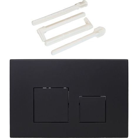 Panneau de Commande de Réservoir Encastré Sigma, Panneau de Commande de Chasse d'Eau Encastré UP300/UP320, Interrupteur de Chasse d'Eau Mural, Noir-DOU