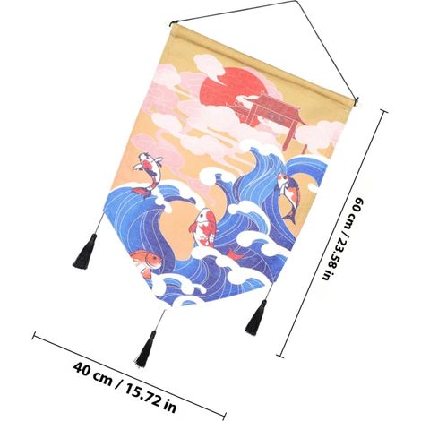 Japanese Stoffhängende Flagge für Sushi Restaurant (1/5)