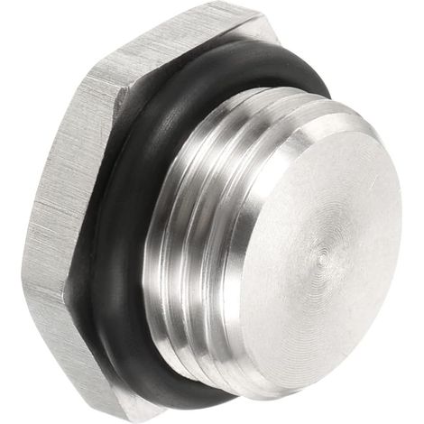 M18x1,5 Mâle Bouchon Imperméable Antipoussière 304 Inox Acier (1/5)