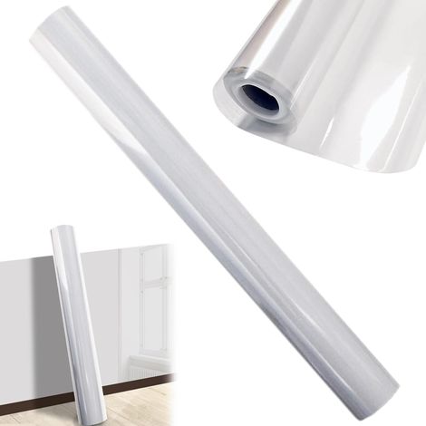 Rouleau Film Électrostatique Transparent 45x500cm - Protection Murale Anti-Saleté pour Chambre Enfant (1/5)