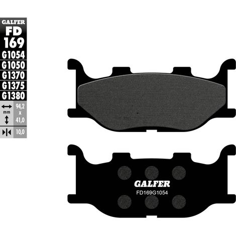 GALFER BREMSBELÄGE KH199 SEMI-METALLISCH