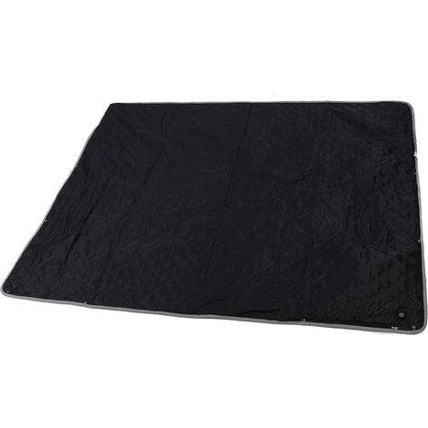 Plaid chauffant imperméable chauffage instantané douillet polaire transportable tapis chauffant pour camping pique-nique 180x150 cm / 70.87x59.06 pouces (1/5)