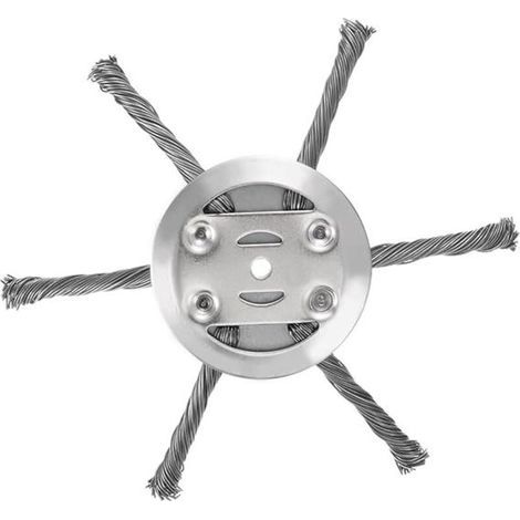 1 PCS Tete Debroussailleuse Universelle, Fil D'Acier Tête De Coupe De Gazon Pour Tondeuse À Gazon (6 Trous)-ARCAN (1/5)