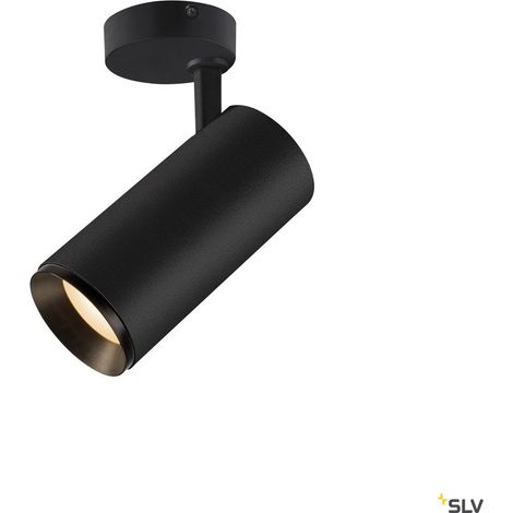 Plafonnier LED NUMINOS® L intérieur noir/noir LED 28W 24° UGR  13 - SLV - 1004586 (1/4)