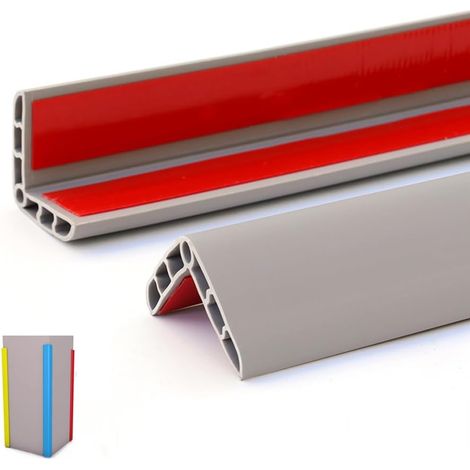 Protection d'angle murale, protections en caoutchouc en forme de L, an (1/5)